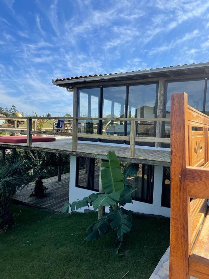 Villa Santorini Praia Do Rosa Com Piscina E Jacuzzi Exteriör bild